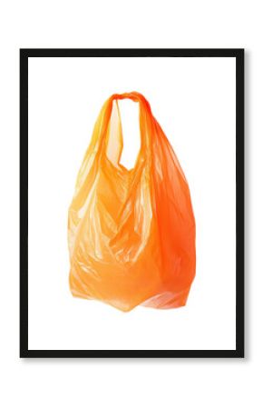 orange plastic bag