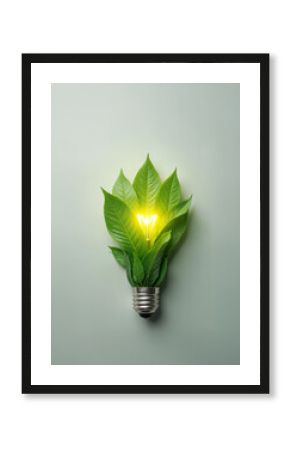 green energy concept blue