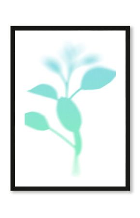 Gradient floral element with texture