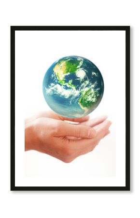 conceptual image of the earth day