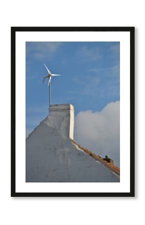 eolienne toit vent energie ecologie