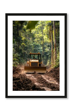dirt road forest motion end closeup