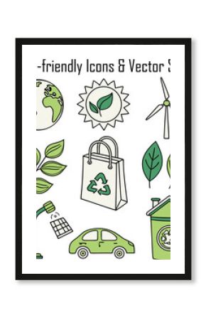 Eco-Friendly Icons & Vector Set