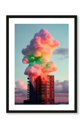 smoke from the chimney