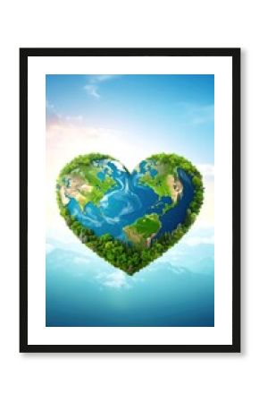 Earth as a heart, nature