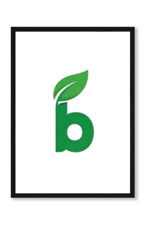Green "b" letter with a leaf logo, representing growth and nature.