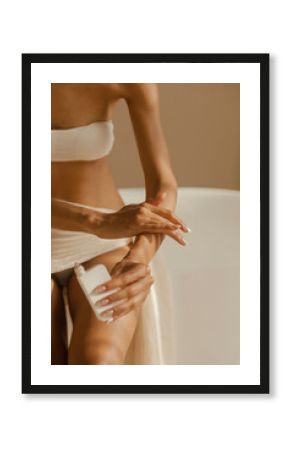 Beauty care and wellness concept at home 