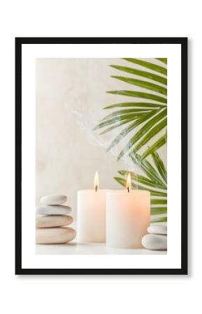 Calm Candles, Tropical Leaf