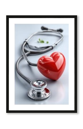 Stethoscope with heart