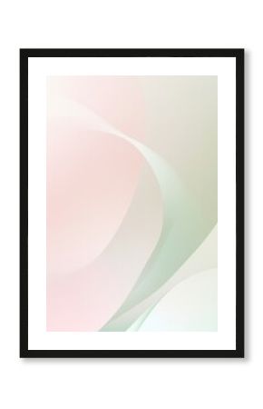 A calming abstract gradient background with soft pinks and light greens.featuring gentle color shifts.focusing on tranquility and elegance.ideal for wellness and beauty content