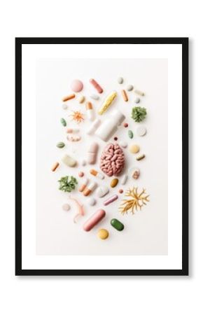 Understanding gut health through a minimalist diagram of biotic supplements and the gut microbiome