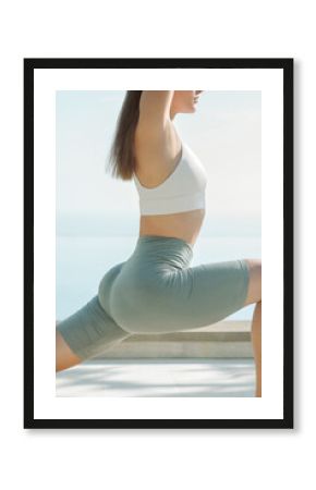 Female Doing Yoga