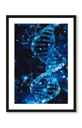 Abstract DNA molecular structure vertical banner DNA vertical banner DNA vertical background