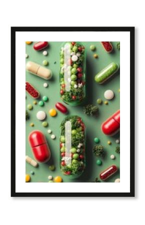 Healthy Food in Capsules.