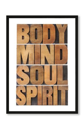 body, mind, soul and spirit