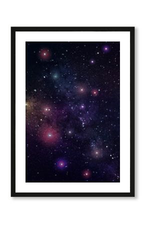 Stars and Nebulae in Outer Space