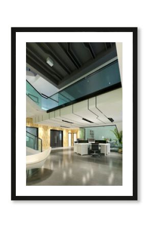 Luxury office interior, 3d rendering
