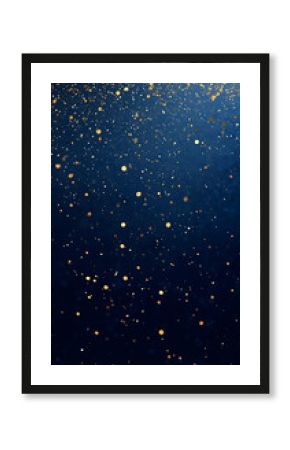 **Elegant Christian Wedding Banner: Navy & Gold Starry Design with Golden Glitter - Perfect for Invitations, Posters, or Web Banners for Weddings and Special Events**