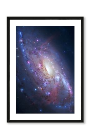 Spiral galaxy in deep space. Elements of image furnished by NASA