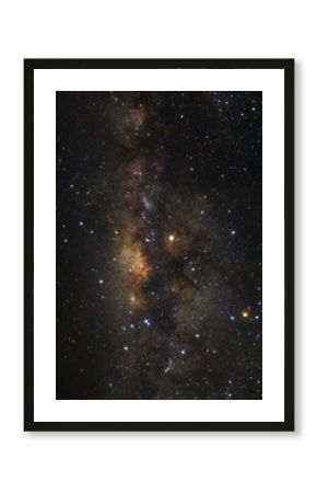 Milky way galaxy with stars and space dust in the universe