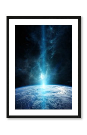 Planet Earth in space 3D rendering elements of this image furnished by NASA