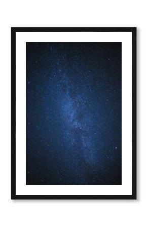 Milky Way. Night starry sky. Stars and galaxies.