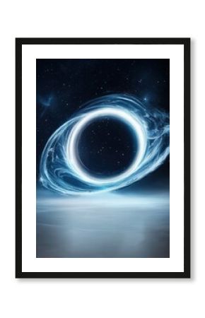Cosmic Energy Portal in Space portal black hole wormhole space universe cosmos stars galaxy nebula abstract energy light