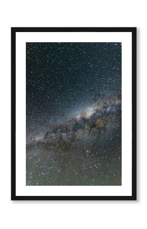 Milky Way galaxy with its dense star fields and dust lanes