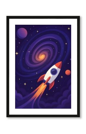 rocket in space