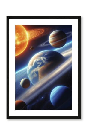 planet in space