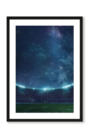 Starry Night Over Football Stadium