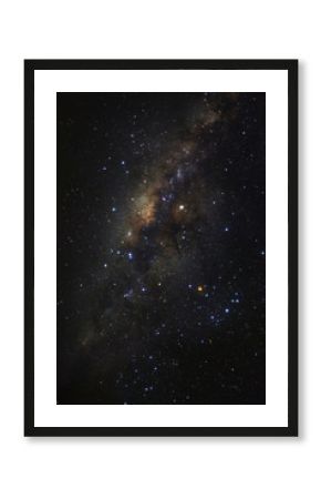 Milky way galaxy with stars and space dust in the universe,High Resolution