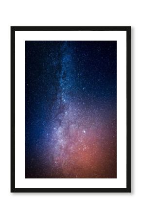 Wonderful universe and constellation with million stars at night