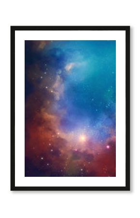 Nebula on a background of outer space