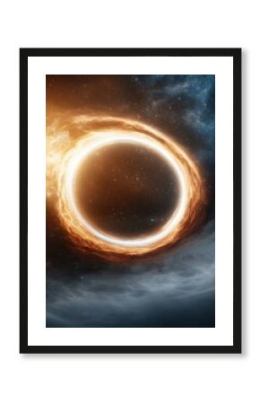 Cosmic Energy Portal in Space space cosmos universe black hole wormhole portal energy cosmic abstract science fiction ne