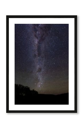Milky Way galaxy with its dense star fields and dust lanes