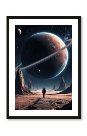 alien planet in space