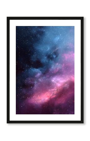 Colorful galaxy nebula space background   -