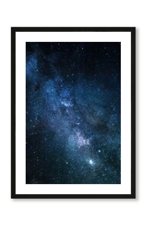 Night sky Milky Way galaxy astrophotography, dark background, space exploration, website banner