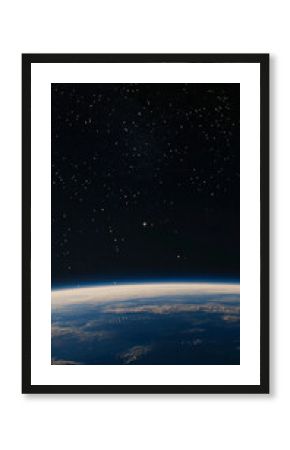 Closeup of the planet Earth view from space