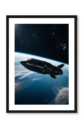 an imaginary space and spaceship