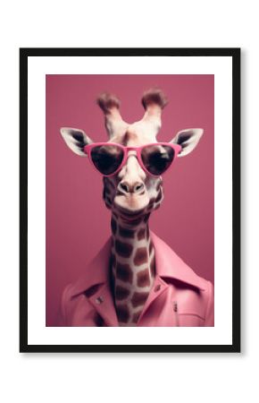 Africa face animal safari giraffe wild african wildlife mammal nature herbivore neck head