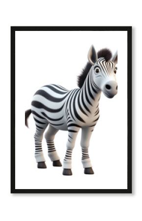 PNG Zebra wildlife cartoon mammal.