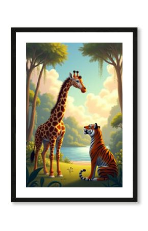 giraffe in the wild