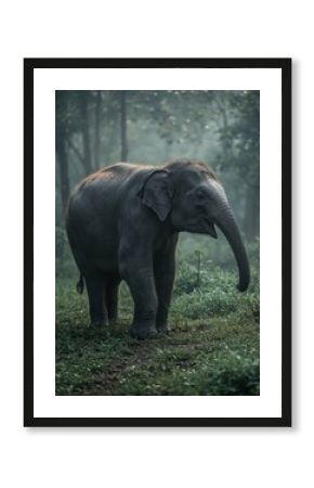 Elephant jungle wildlife animal nature forest trunk mammal safari travel zoo