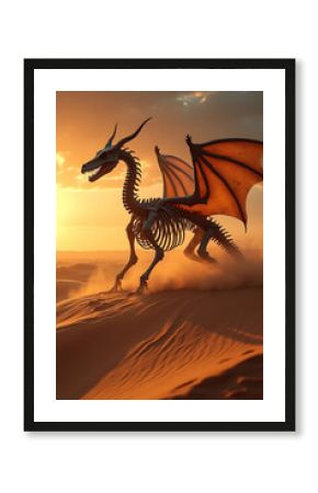 dinosaurs in the desert