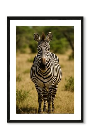 Zebra in the wild