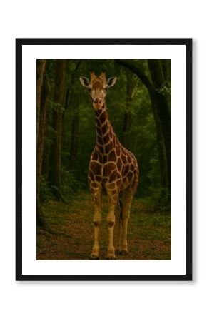 giraffe in the zoo