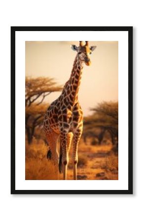 Giraffe wildlife nature outdoors.