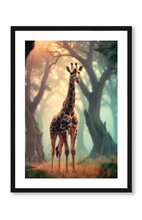 giraffe in the wild